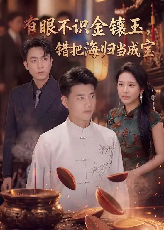 《有眼不识金镶玉错把海归当成宝（80集）李进源＆华越》短剧封面
