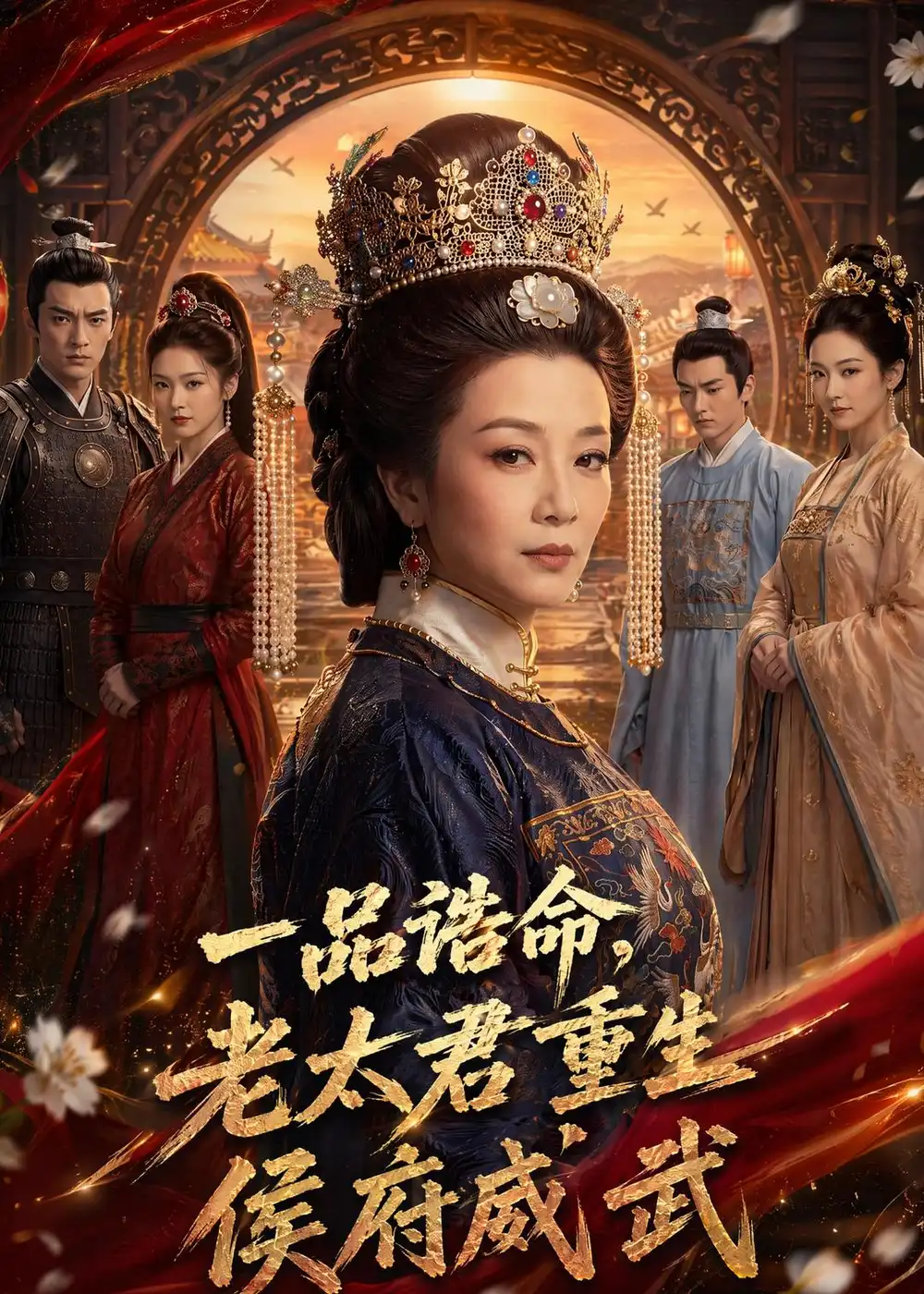 《一品诰命，老太君重生侯府威武（66集）AI短剧（夸克网盘）》短剧封面