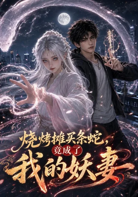 《烧烤摊买条蛇，竟成了我的妖妻（95集）AI短剧 (2026)》短剧封面