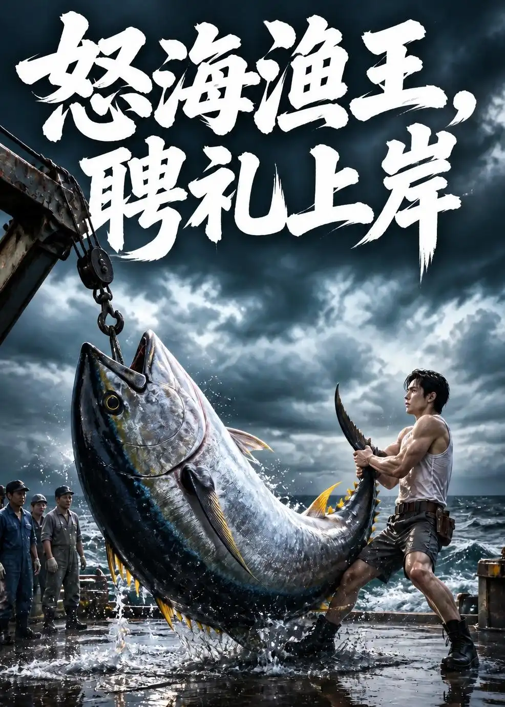《怒海渔王，聘礼上岸（35集）AI短剧 (2026)》短剧封面