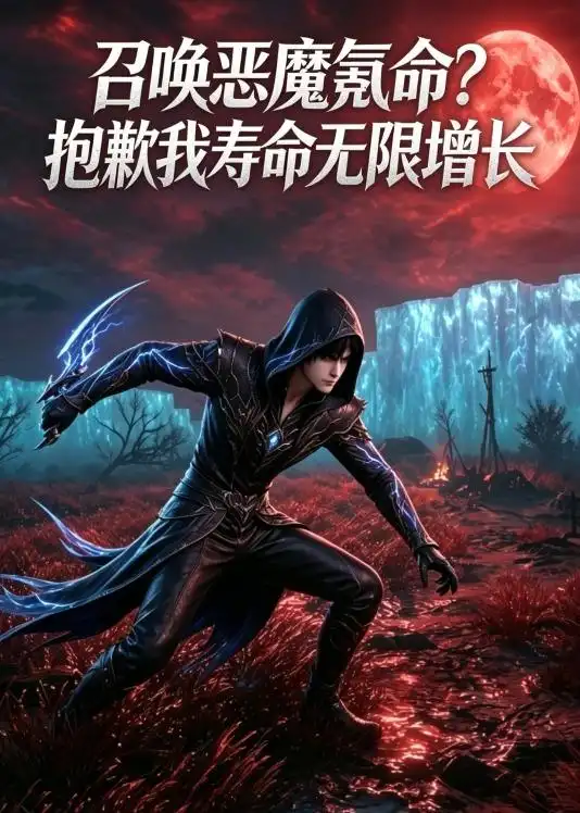 《召唤恶魔氪命？抱歉我寿命无限增长（110集）AI短剧（夸克网盘）》短剧封面