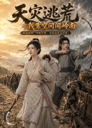 天灾逃荒：我靠空间闯岭南（55集）AI短剧（夸克网盘）封面
