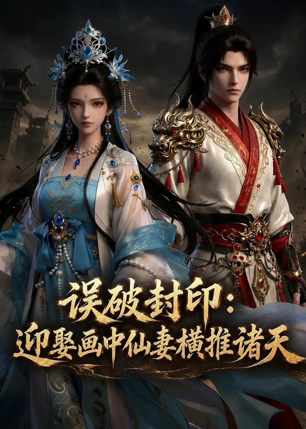误破封印：迎娶画中仙妻横推诸天（57集）动漫（夸克网盘）封面
