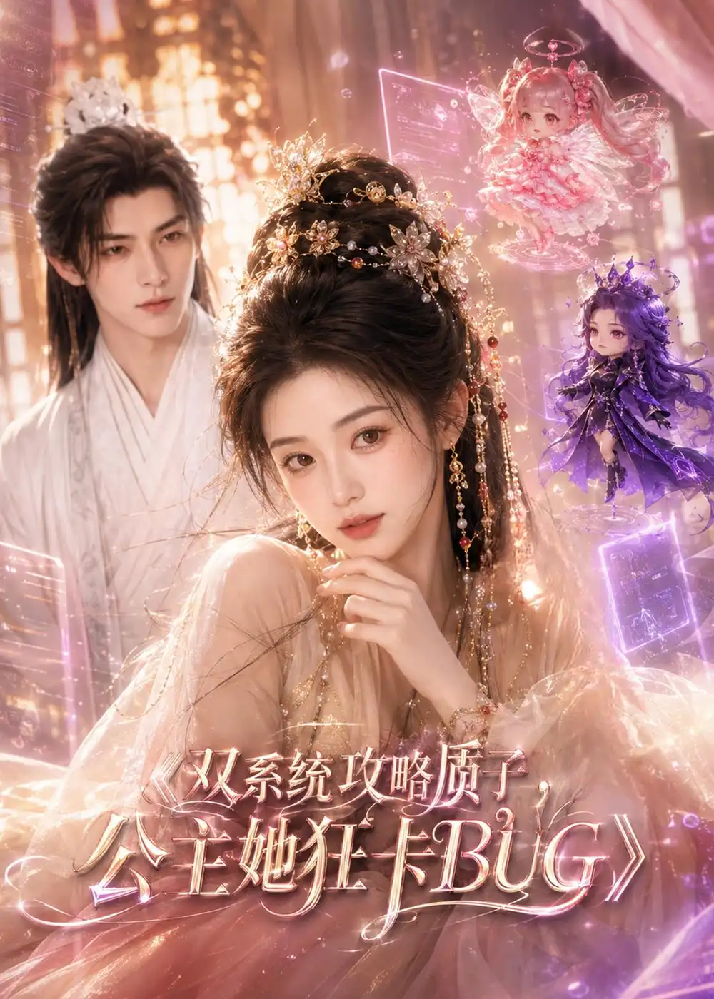 《双系统攻略质子,公主她狂卡BUG(89集)(夸克网盘)》短剧封面