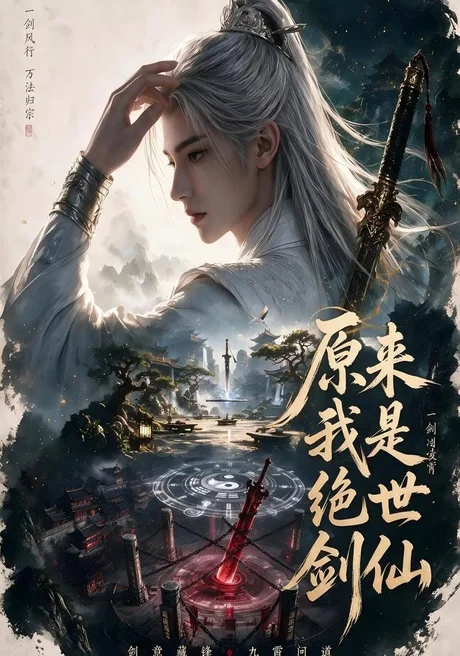 《原来我是绝世剑仙（64集）（夸克网盘）》短剧封面