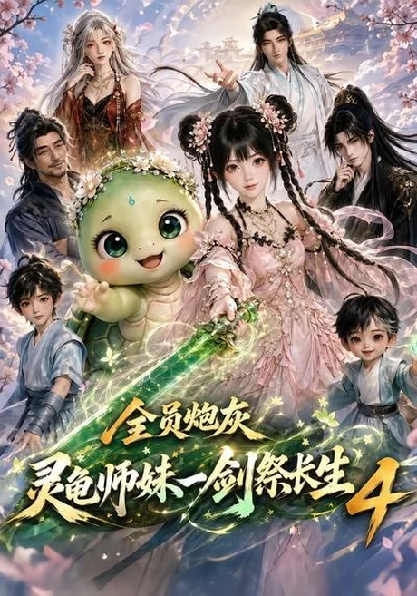 《全员炮灰，灵龟师妹一剑祭长生4（105集）（夸克网盘）》短剧封面