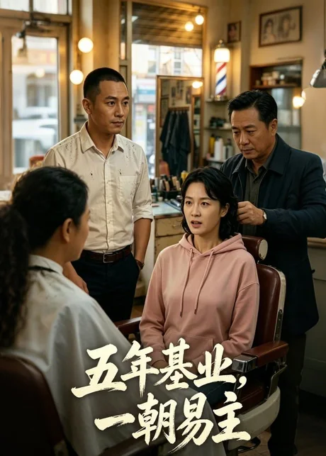 《五年基业，一朝易主（74集）AI短剧（百度网盘）》短剧封面