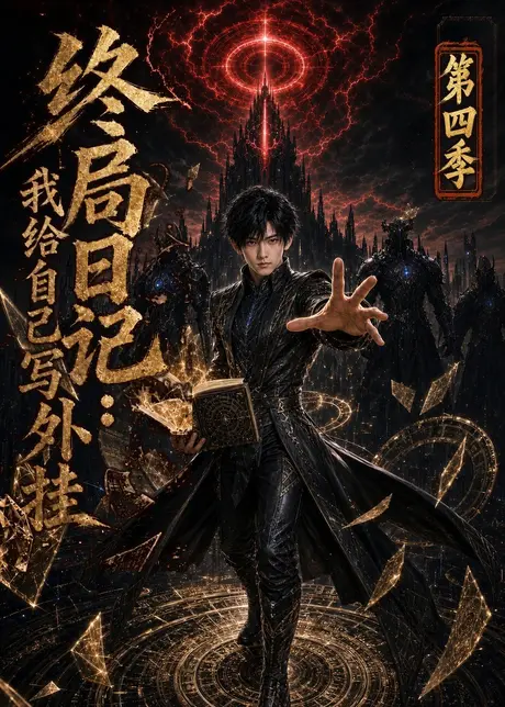 《终局日记：我给自己写外挂第四季（100集）（夸克网盘）》短剧封面