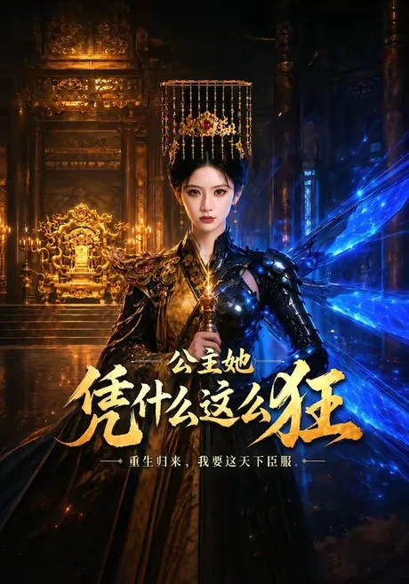 《公主她凭什么这么狂(77集)(百度网盘)》短剧封面