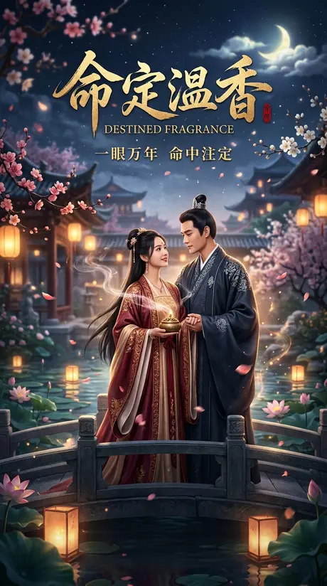 《《命定温香》全集完结AI短剧 (2026)》短剧封面