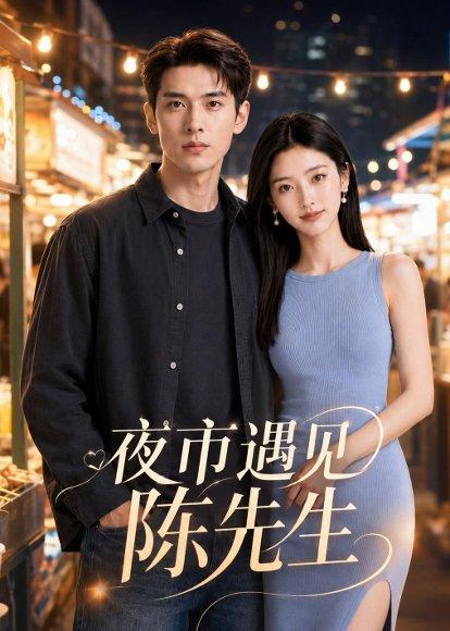 夜市遇见陈先生（44集）AI短剧（百度网盘）封面