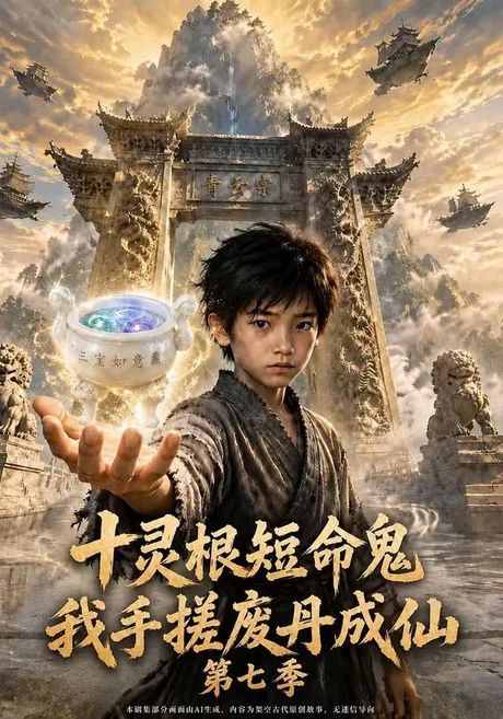 《十灵根短命鬼?我手搓废丹成仙第七季(107集)(夸克网盘)》短剧封面