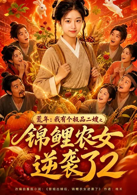 《荒年:我有个极品二嫂之锦鲤农女逆袭了2(226集)(夸克网盘)》短剧封面