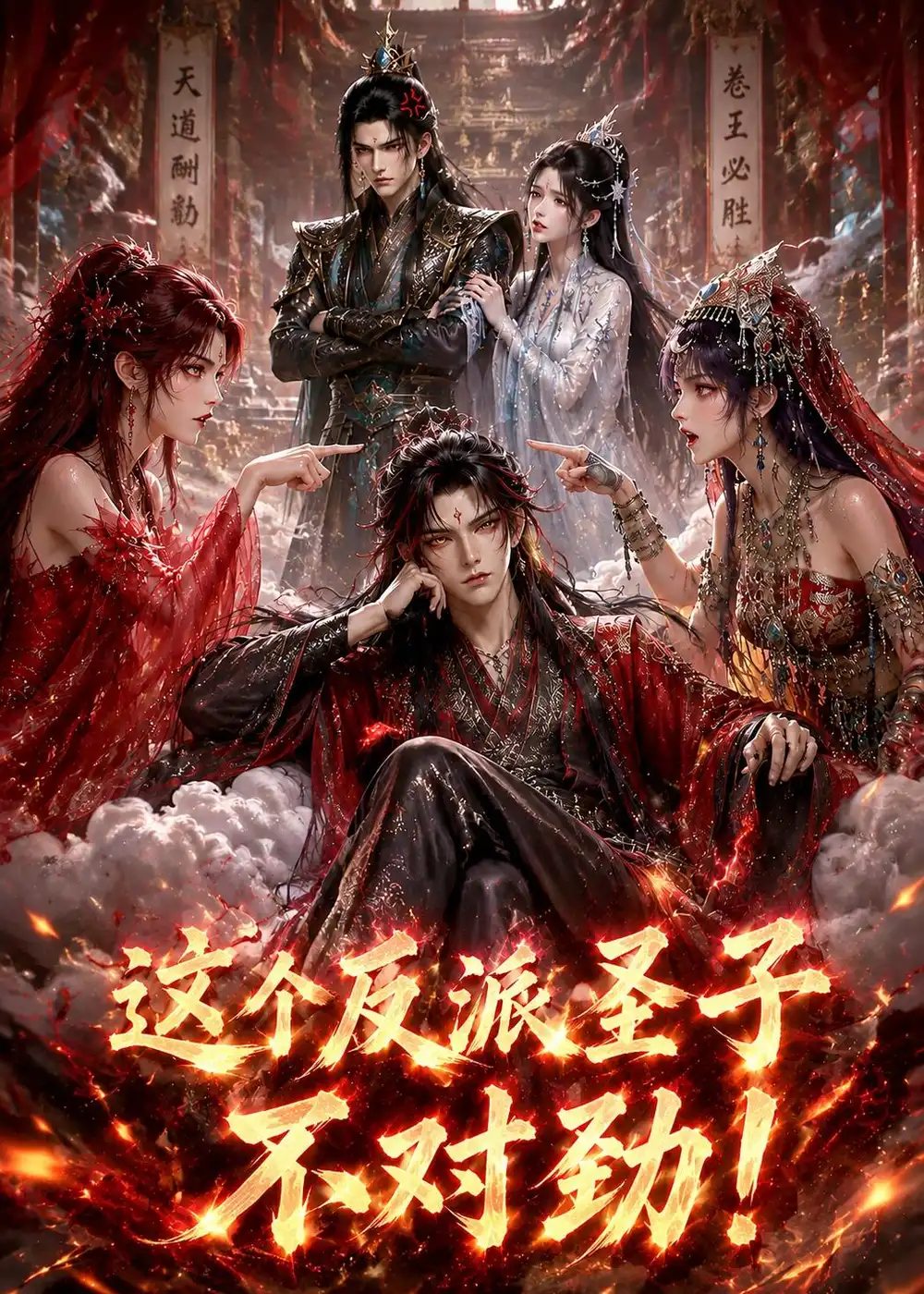 《这个反派圣子不对劲!（60集）（夸克网盘）》短剧封面