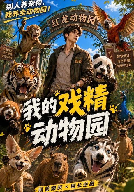 《我的戏精动物园(106集)(夸克网盘)》短剧封面