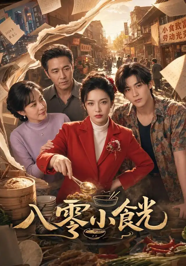《八零小食光（66集）AI短剧（夸克网盘）》短剧封面