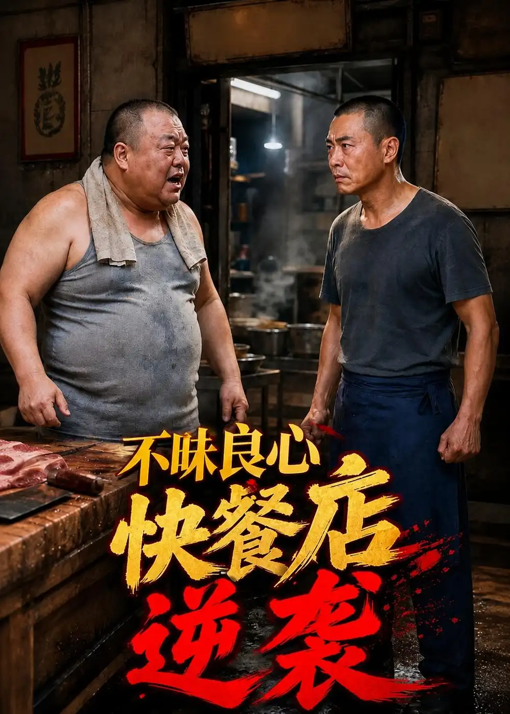 《不昧良心快餐店逆袭（31集）AI短剧 (2026)》短剧封面