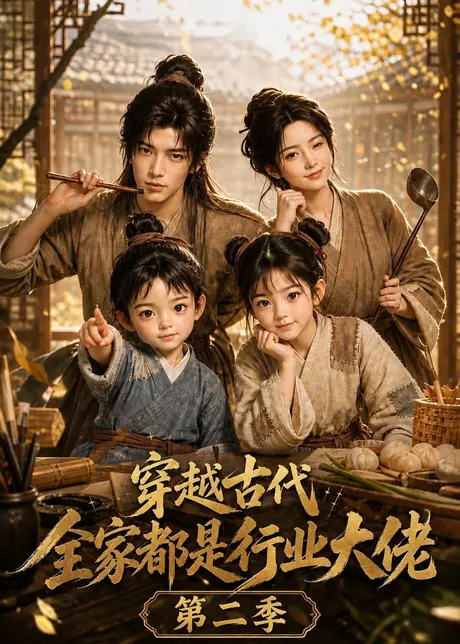 《穿越古代，全家都是行业大佬第二季（150集）（夸克网盘）》短剧封面