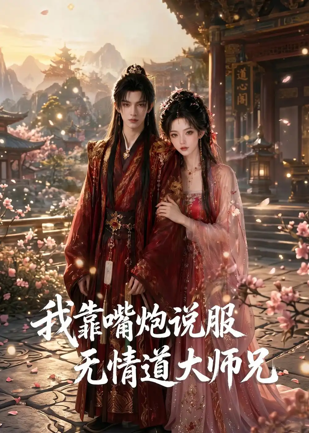 《我靠嘴炮说服无情道大师兄（80集）（夸克网盘）》短剧封面