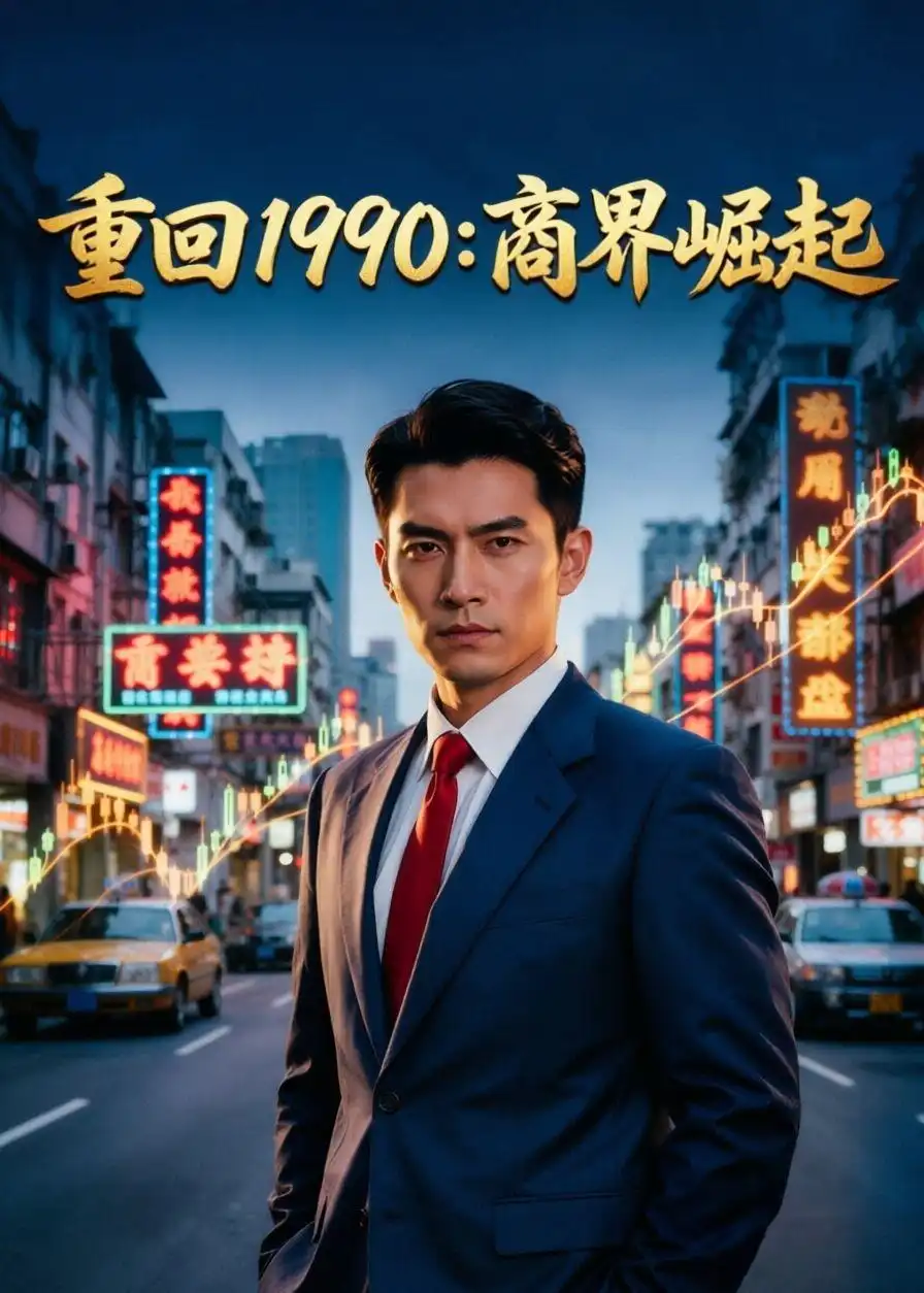 《重回 1990 商界崛起(51集)AI短剧(夸克网盘)》短剧封面