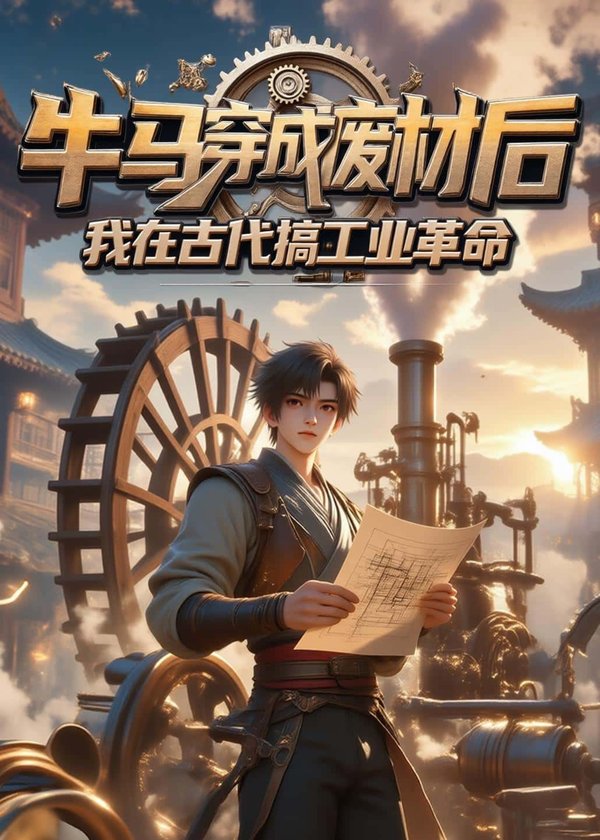 《牛马穿成废材后，我在古代搞工业革命（40集）动漫（百度网盘）》短剧封面