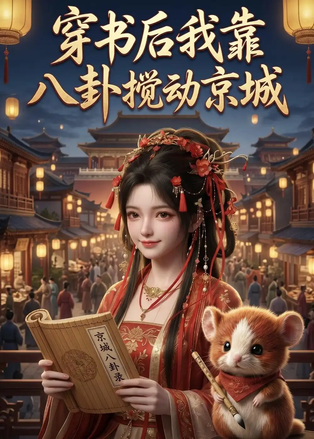 《穿书后我靠八卦搅动京城（35集）（夸克网盘）》短剧封面