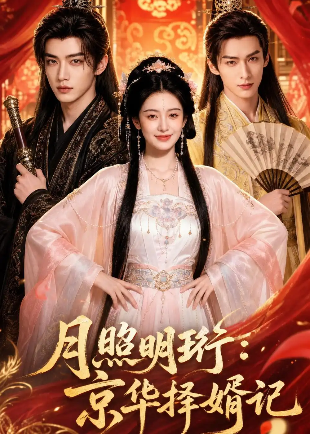 《月照明珩：京华择婿记（59集）AI短剧 (2026)》短剧封面