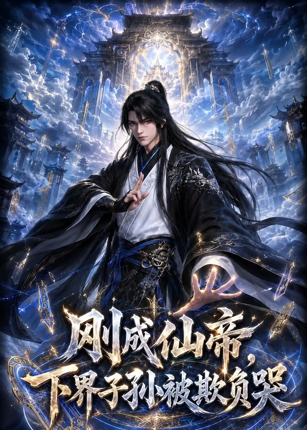 《刚成仙帝，下界子孙被欺负哭（63集）动漫（夸克网盘）》短剧封面