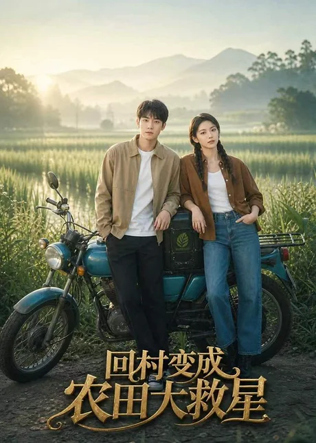 《回村变成农田大救星（40集）AI短剧（百度网盘）》短剧封面