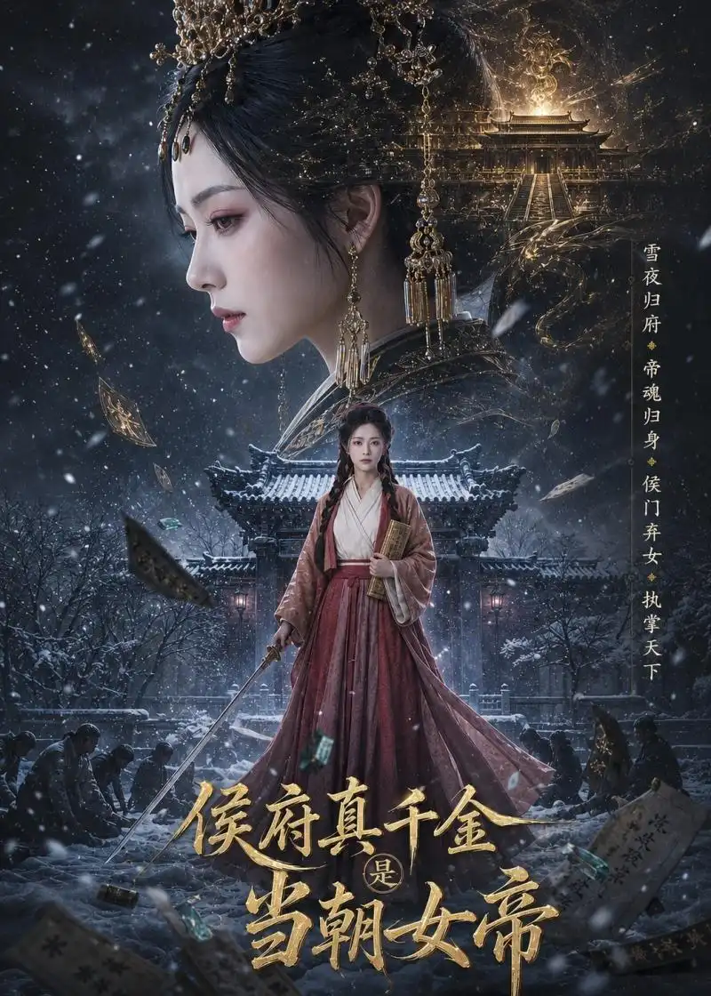 《侯府真千金是当朝女帝（80集）张嘉好（夸克网盘）》短剧封面