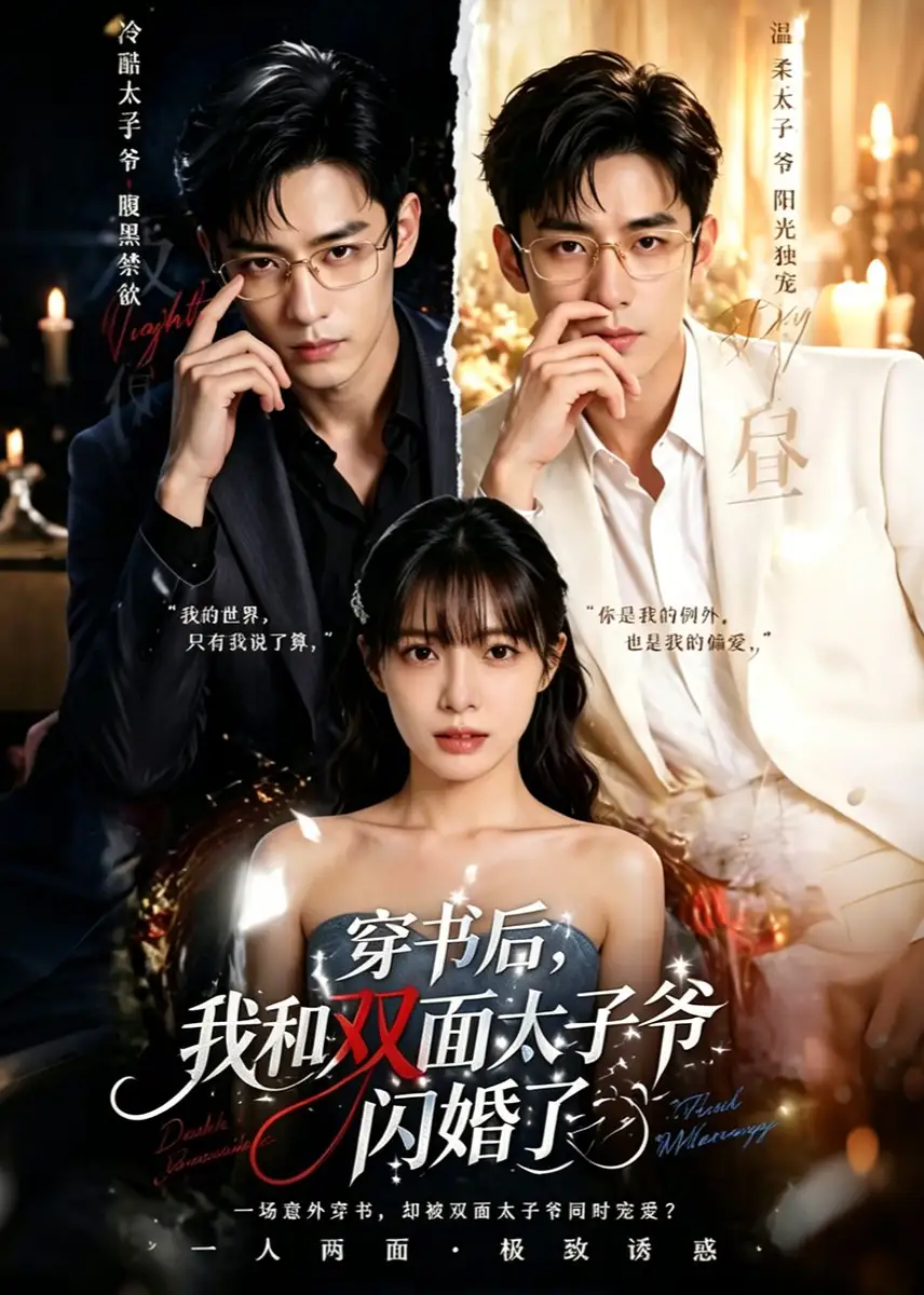 《穿书后我和双面太子爷闪婚了（99集）（夸克网盘）》短剧封面