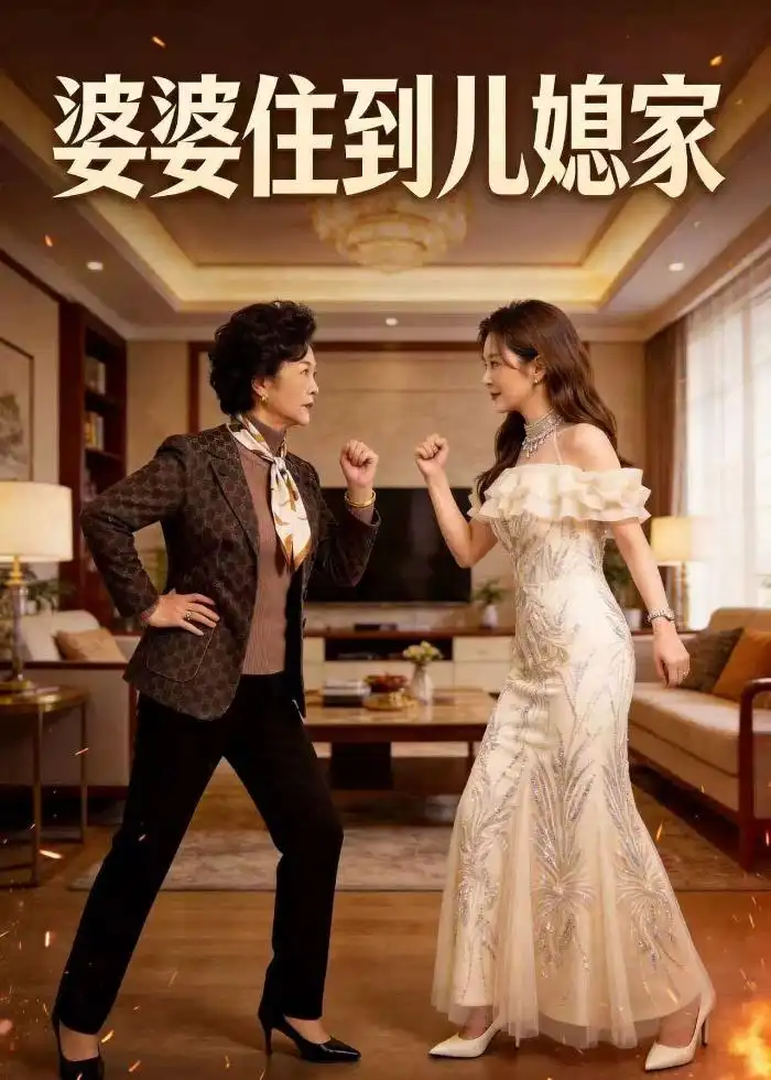 《婆婆住到儿媳家(44集)AI短剧(夸克网盘)》短剧封面