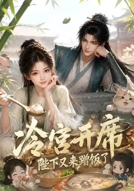 《冷宫开席：陛下又来蹭饭了（122集）（夸克网盘）》短剧封面