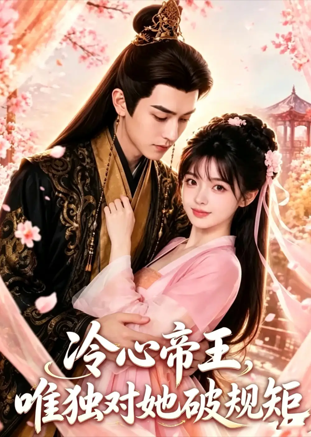 《冷心帝王，唯独对她破规矩（3集）（夸克网盘）》短剧封面