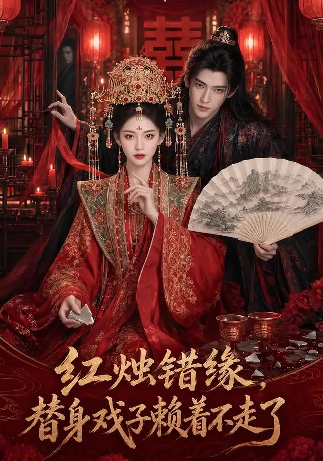 《红烛错缘，替身戏子赖着不走了（60集）（夸克网盘）》短剧封面