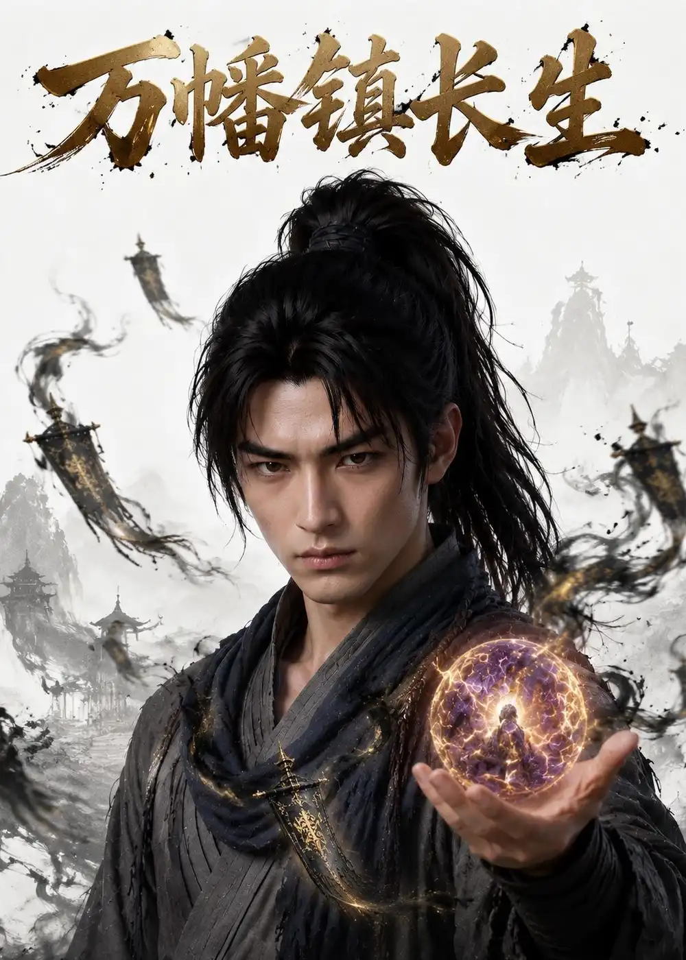 《万幡镇长生（52集）AI短剧（夸克网盘）》短剧封面