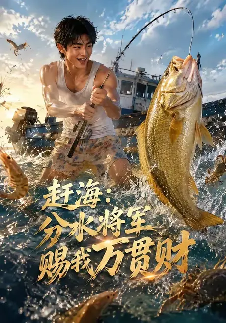 《赶海：分水将军赐我万贯财（109集）（夸克网盘）》短剧封面