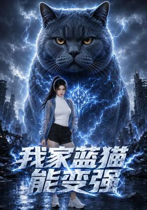 我家蓝猫能变强 《我家蓝猫能变强》短剧封面