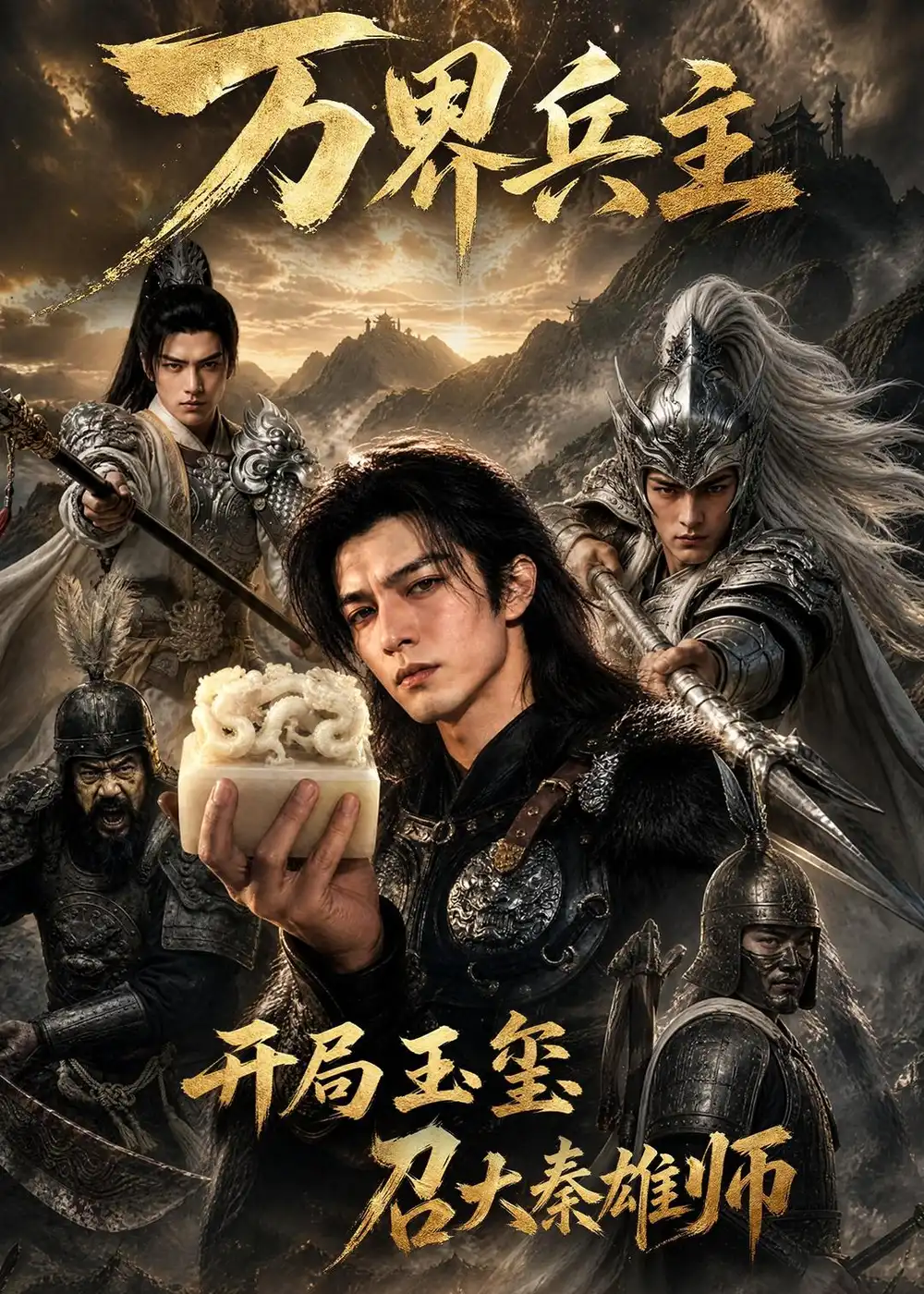 《万界兵主开局玉玺召大秦雄师(80集)AI短剧 (2026)》短剧封面