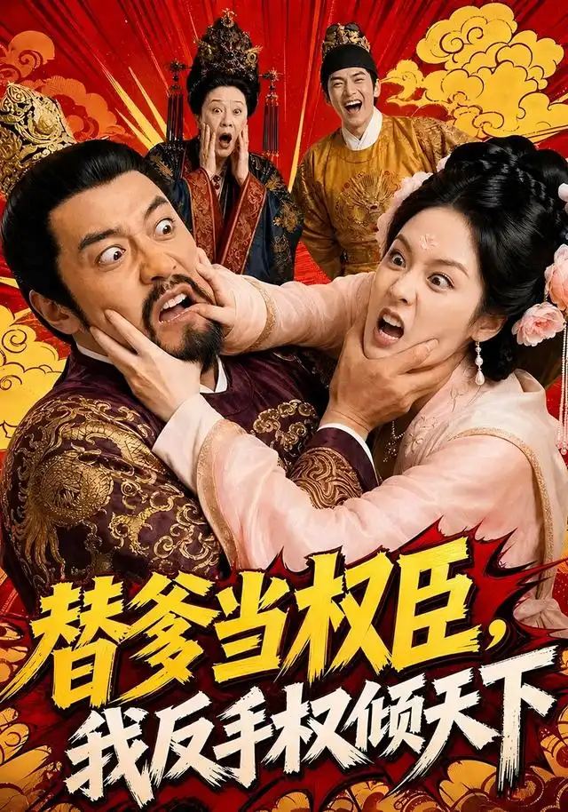 《替爹当权臣，我反手权倾天下（80集）（夸克网盘）》短剧封面