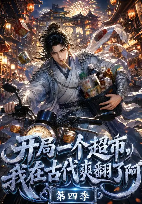 《开局一个超市，我在古代爽翻了阿第四季（130集）（夸克网盘）》短剧封面