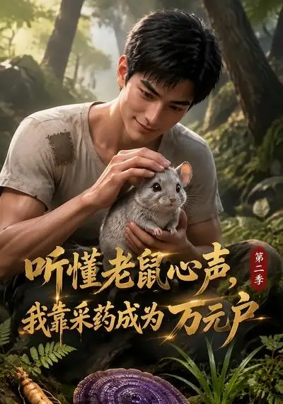 《听懂老鼠心声，我靠采药成为万元户第二季（66集）（夸克网盘）》短剧封面