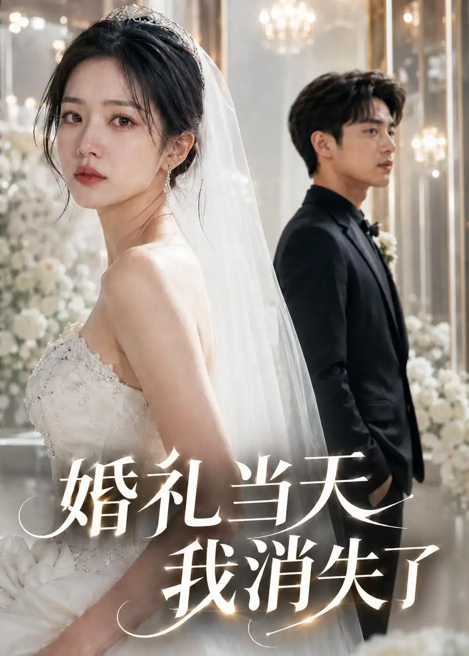 《婚礼当天，我消失了（45集）AI短剧（夸克网盘）》短剧封面