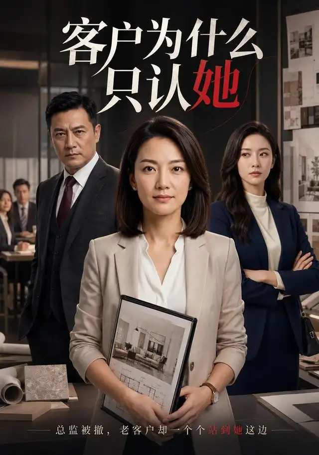 《客户为什么只认她（56集）AI短剧 (2026)》短剧封面