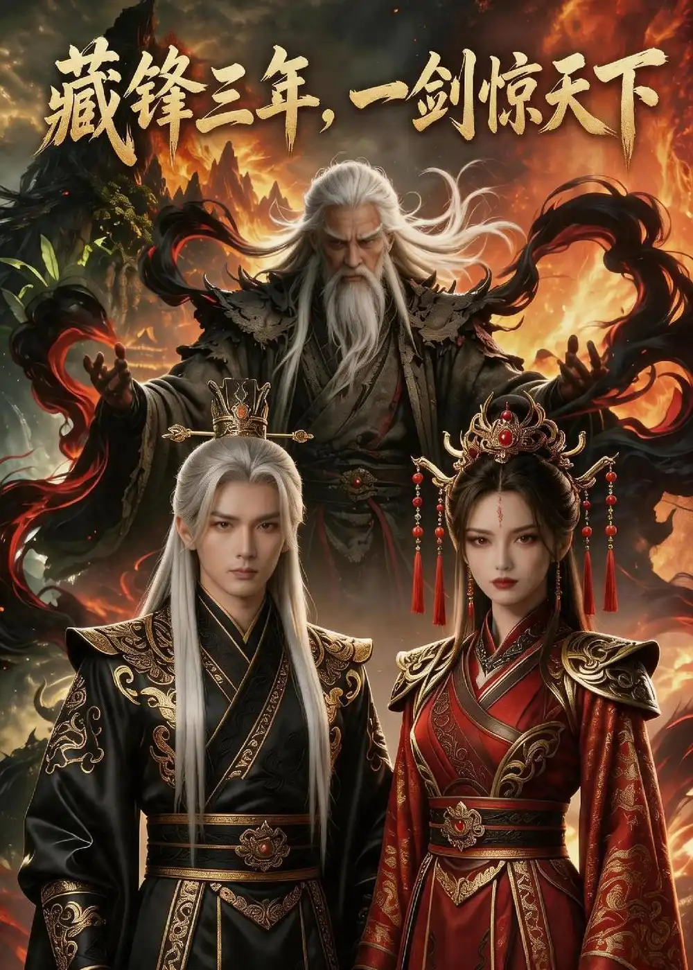 《藏锋三年,一剑惊天下(60集)AI短剧 (2026)》短剧封面