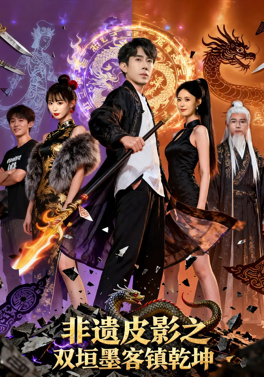《非遗皮影之双垣墨客镇乾坤（76集）郭士博&黄歆禾（夸克网盘）》短剧封面