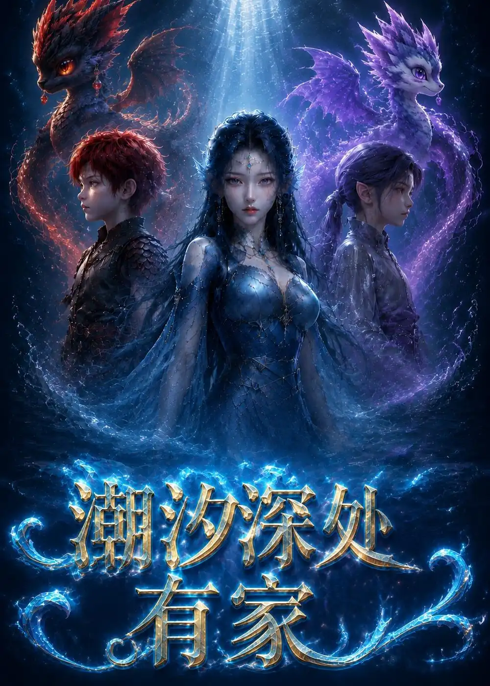 《潮汐深处有家（61集）（夸克网盘）》短剧封面