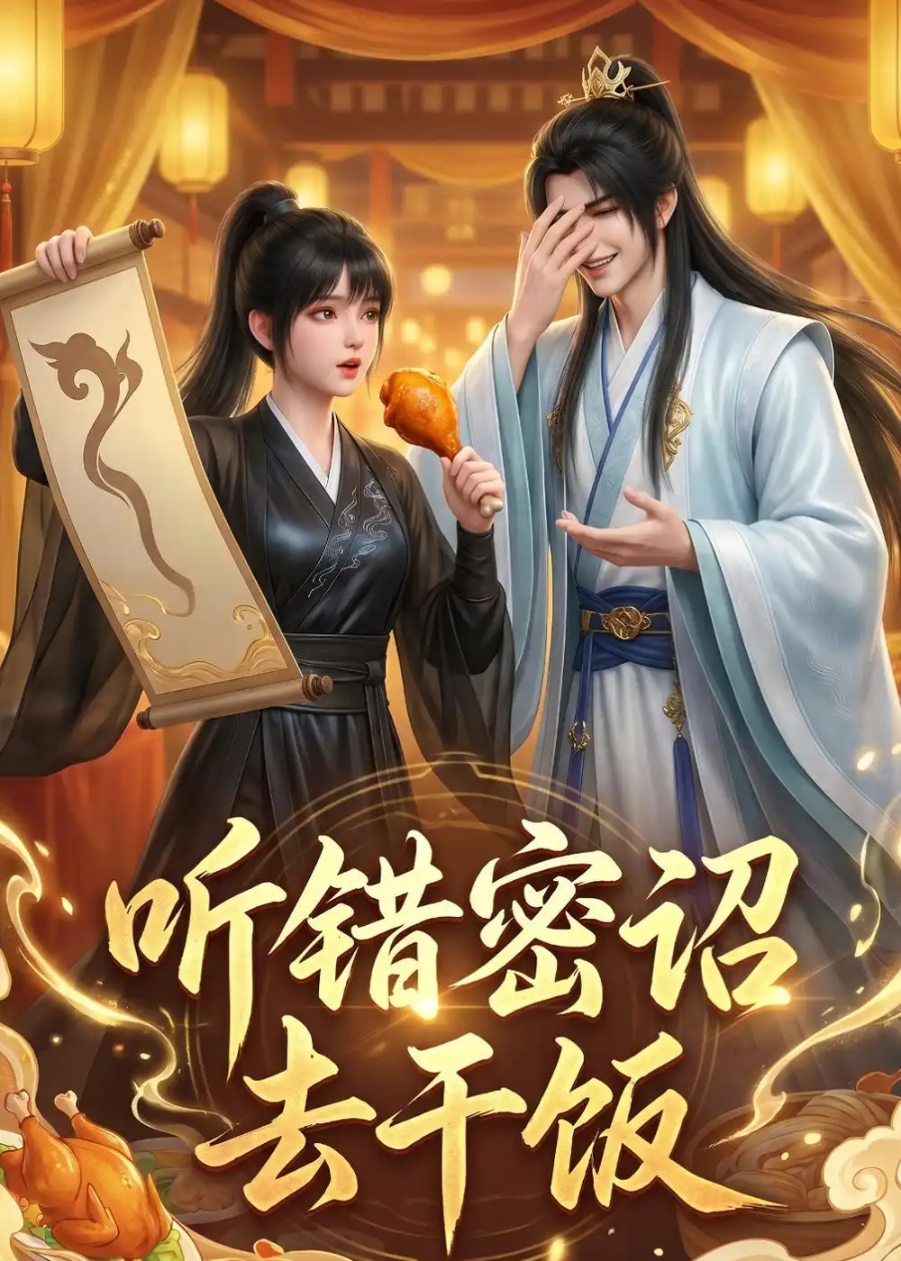 《听错密诏去干饭（46集）（夸克网盘）》短剧封面