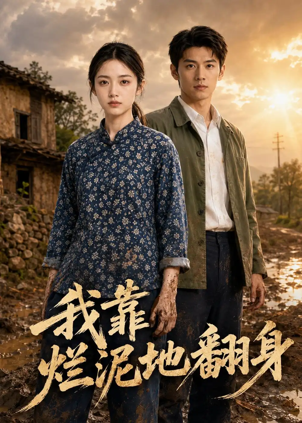 《我靠烂泥地翻身（52集）AI短剧（2026）》短剧封面