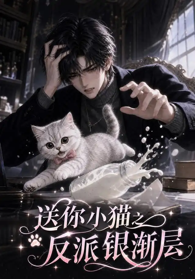 《送你小猫之反派银渐层（21集）（夸克网盘）》短剧封面